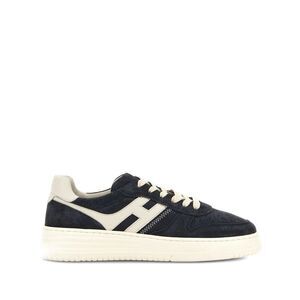 Hogan Men H630 Suede And Leather Sneakers